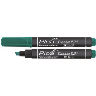 MARCADOR PERMANENTE TIPO CINCEL PICA CLASSIC VERDE